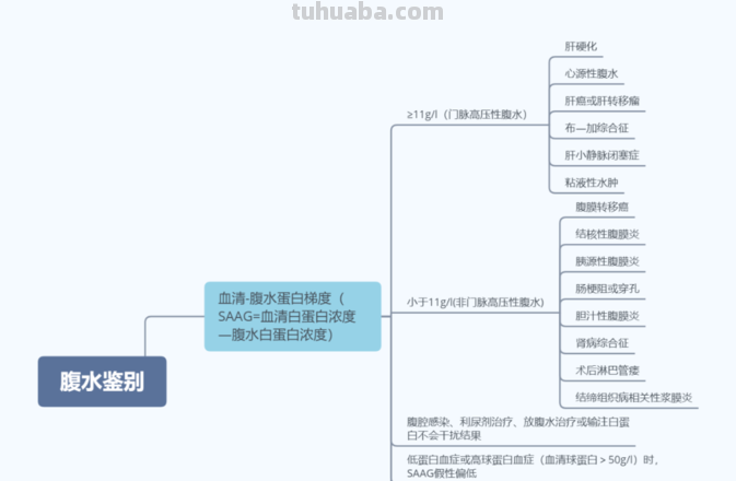 便秘、失眠、腹水、自汗盗汗等辩证思维导图