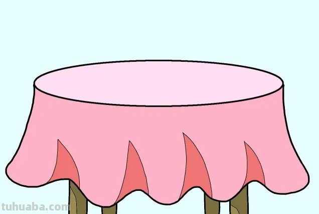 用彩铅画桌子图片怎么画 一年级画桌子？