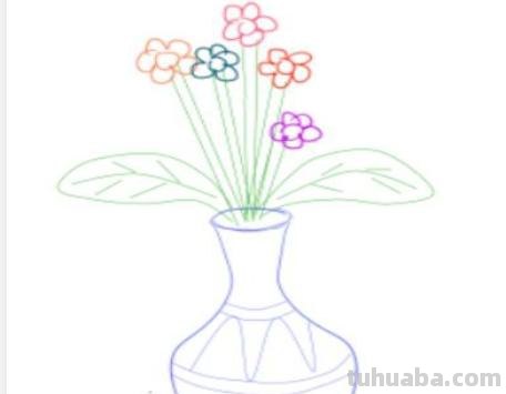 怎么画花瓶和花简笔画 简笔画入门必学教程——花瓶与花朵？