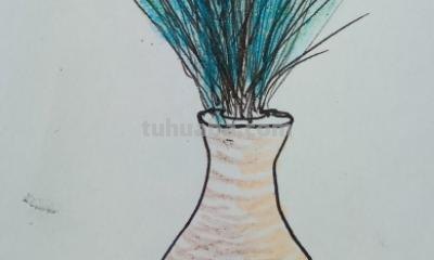 怎么画花瓶和花简笔画 简笔画入门必学教程——花瓶与花朵？
