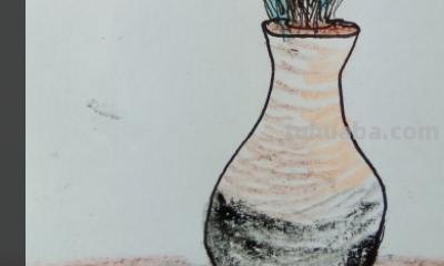 怎么画花瓶和花简笔画 简笔画入门必学教程——花瓶与花朵？