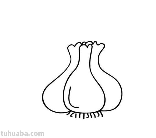 大蒜怎么画简笔画图片 儿童简笔画蒜苗的画法？