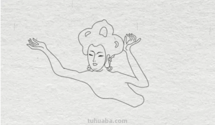 飞天怎么画