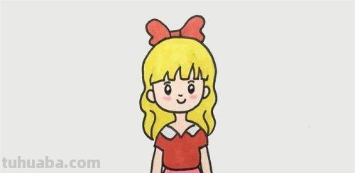 怎么画女生简单又漂亮