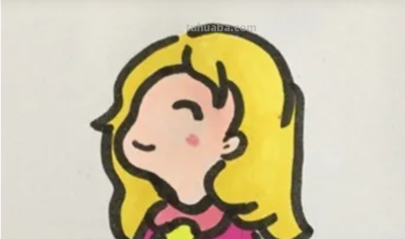 漂亮的女生怎么画