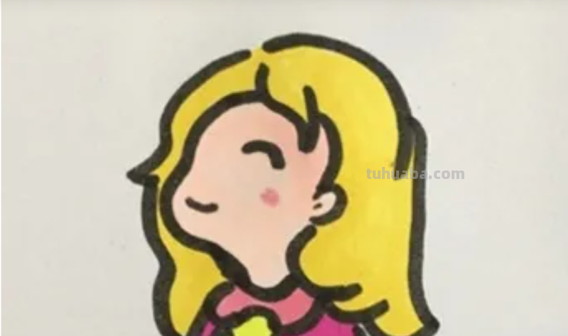 女孩的画法简单又漂亮