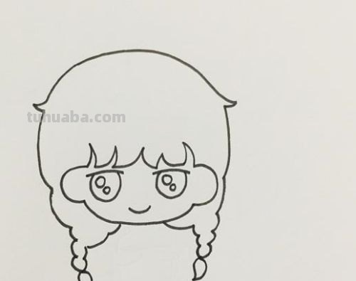 女孩子怎么画简单又漂亮图片
