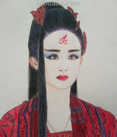 赵丽颖彩铅画 赵丽颖彩铅画教程