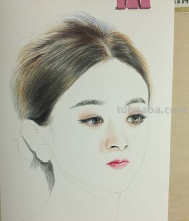 赵丽颖彩铅画 赵丽颖彩铅画教程