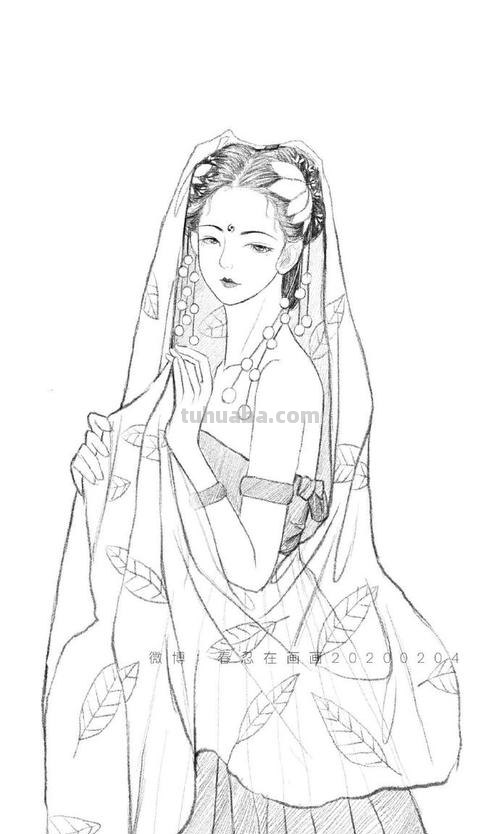 古风女子手绘教程 古风女子手绘教程,配上文字讲解,快学起来吧