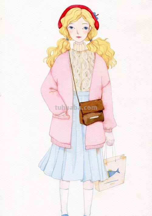 女孩水彩画教程步骤图 女孩水彩画教程步骤图片
