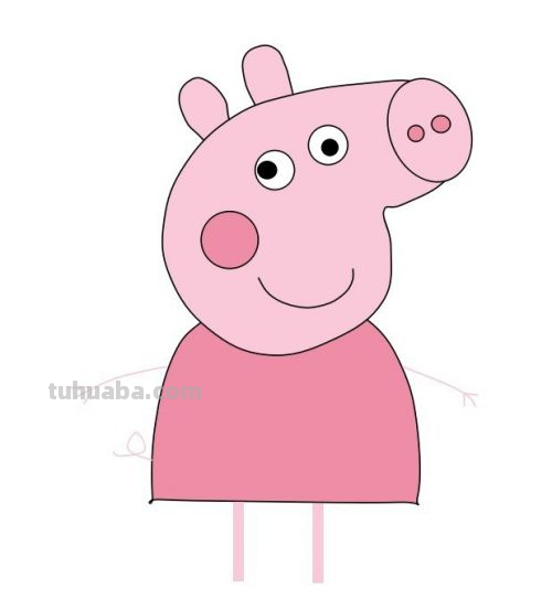 小猪佩奇的画法