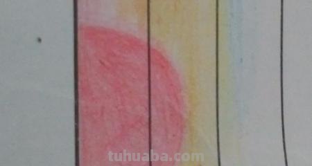 黄昏的天空彩铅怎么画 日落，彩色铅笔绘画，详细步骤教程？