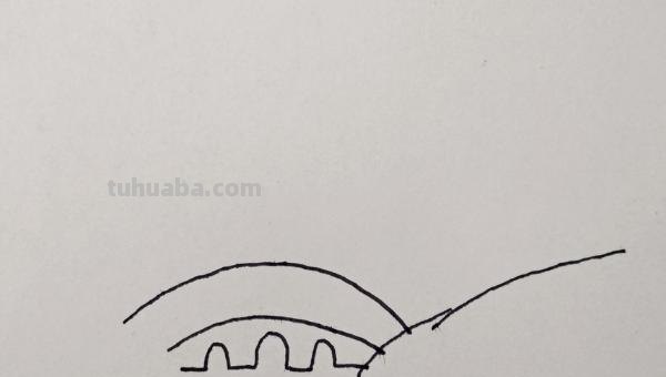 彩铅画怎么画风景桥 怎么手绘小桥流水山水风景简笔画？