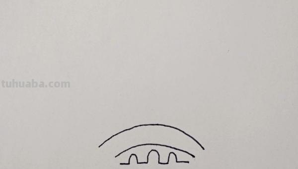 彩铅画怎么画风景桥 怎么手绘小桥流水山水风景简笔画？