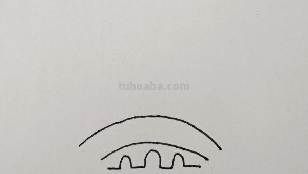 彩铅画怎么画风景桥 怎么手绘小桥流水山水风景简笔画？