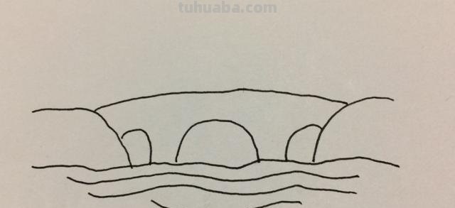 彩铅画怎么画风景桥 怎么手绘小桥流水山水风景简笔画？