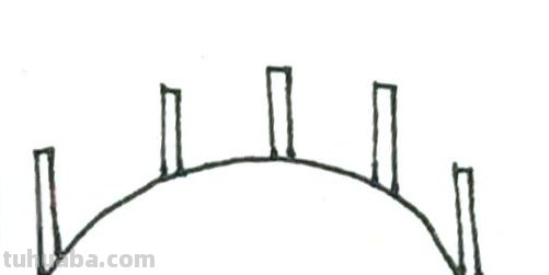 彩铅画怎么画风景桥 怎么手绘小桥流水山水风景简笔画？