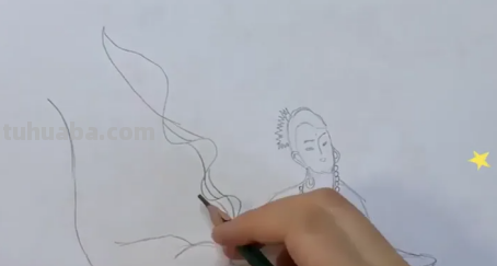 飞天怎么画简单又漂亮