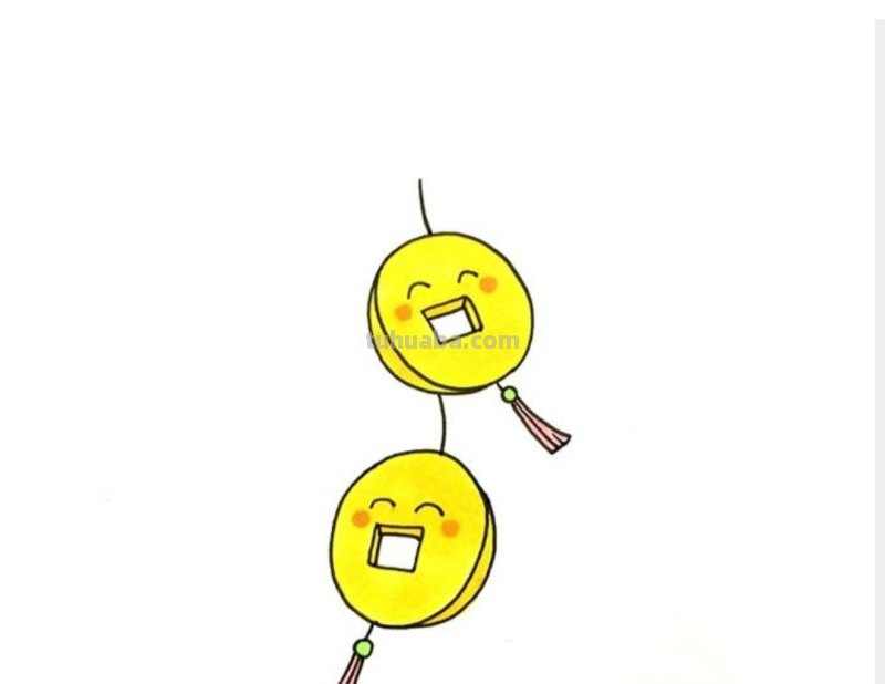 钱怎么画简笔画图片 简笔画金币的画法？