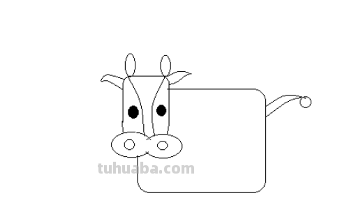 简笔画牛怎么画