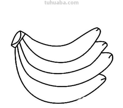 怎么画香蕉简笔画图片 香蕉的简笔画的画法?