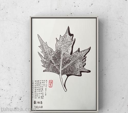 速写枫树叶 怎样画枫树叶?