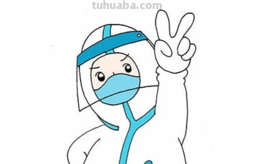 速写医生人 怎么画穿防护服的医生的钢笔速写？