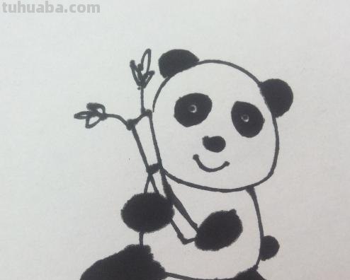 怎么用彩铅画熊猫头 如何画熊猫头表情包？