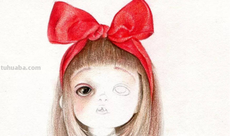 彩铅画动漫人物教程