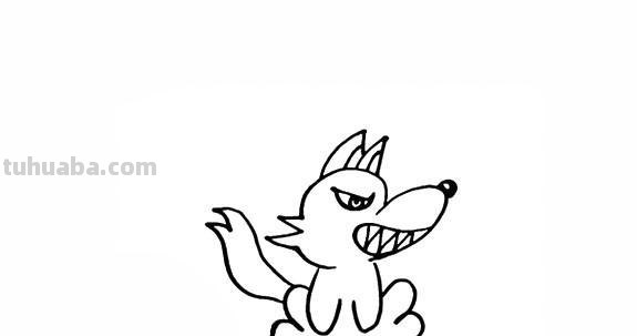 狼怎么画简笔画图片 大灰狼简笔画怎么画？