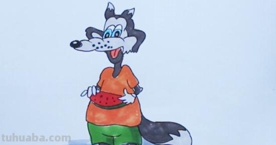 狼怎么画简笔画图片 大灰狼简笔画怎么画？