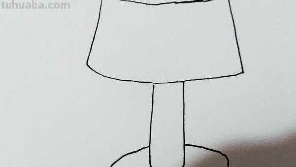 灯怎么画简笔画图片 卡通简笔画：台灯怎么画？