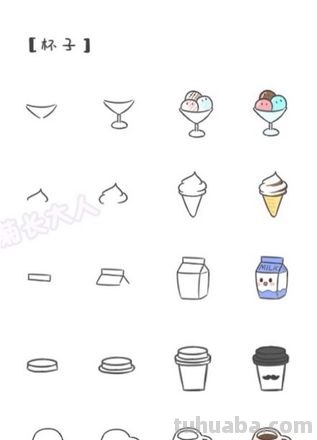简笔画｜超详细食物类手账画法（附详细步骤图）