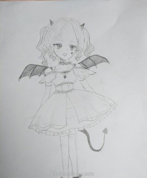恶魔怎么画简笔画图片 可爱小恶魔画画教程?