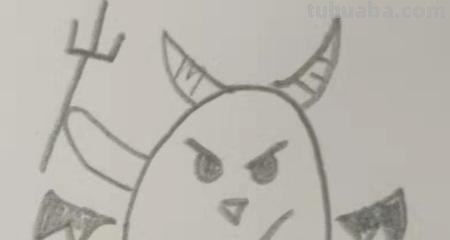 恶魔怎么画简笔画图片 可爱小恶魔画画教程？