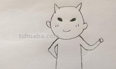 恶魔怎么画简笔画图片 可爱小恶魔画画教程？