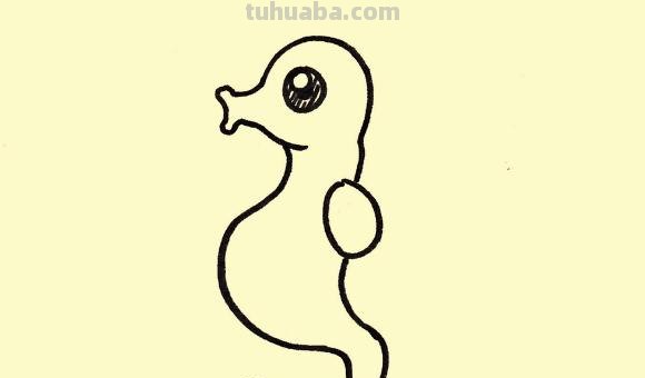 怎么画海马简笔画图片 如何画海马的简笔画？