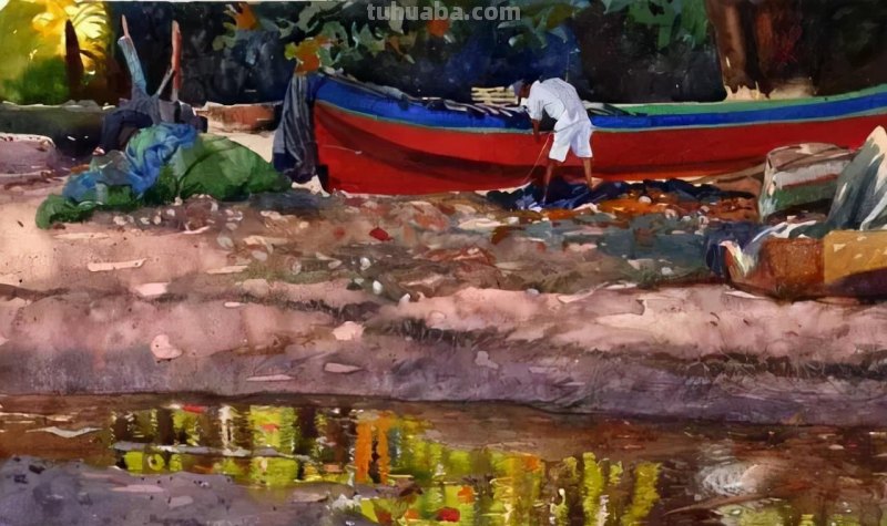 水彩的高度：国外四位神级水彩画家作品欣赏！
