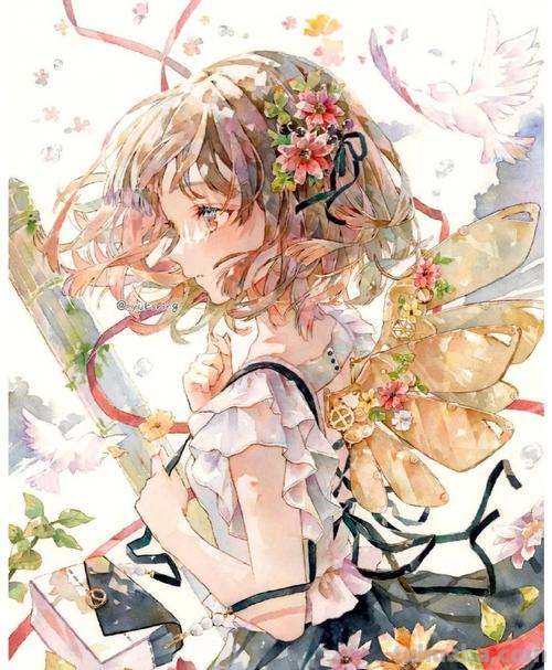 漂亮的水彩手绘插画~漂亮吗？