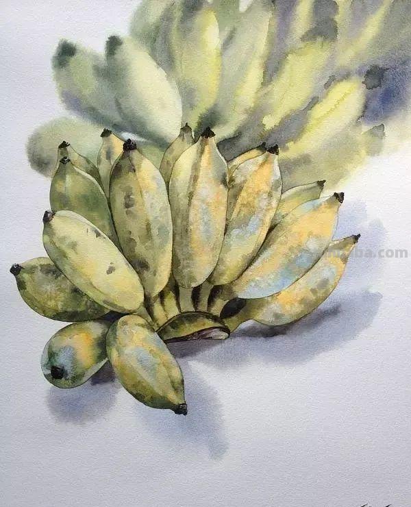 60张水彩画，超美临摹范本，绝对让你喜欢的不得了！