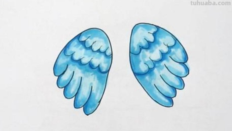 怎么画翅膀简笔画图片 翅膀，简笔画，步骤教程？