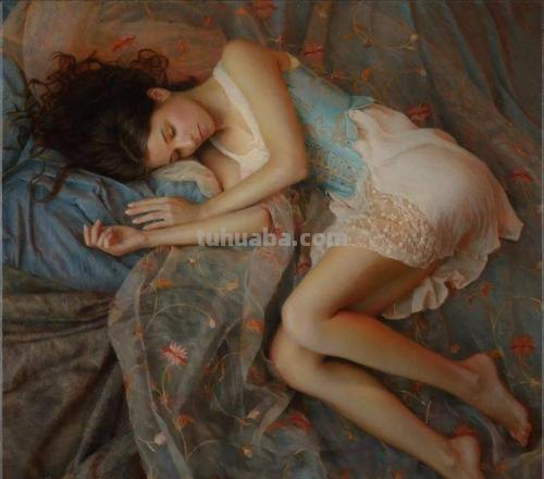 俄罗斯艺术家玛丽娜（Marina ）的人体油画作品欣赏