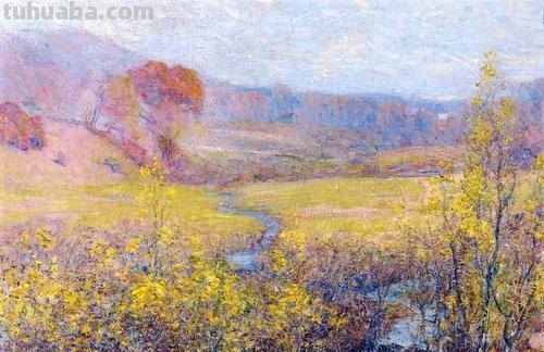 绚丽浪漫风景油画-格雷戈里·帕卡德印象派风景油画作品欣赏