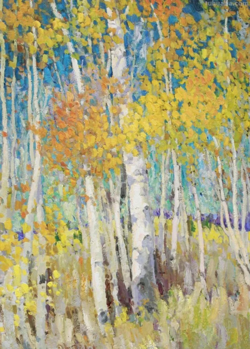 绚丽浪漫风景油画-格雷戈里·帕卡德印象派风景油画作品欣赏