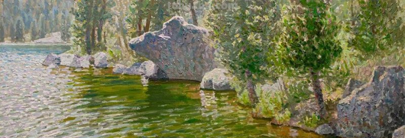 绚丽浪漫风景油画-格雷戈里·帕卡德印象派风景油画作品欣赏