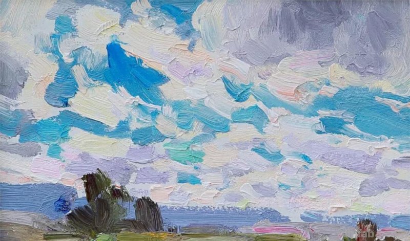 绚丽浪漫风景油画-格雷戈里·帕卡德印象派风景油画作品欣赏