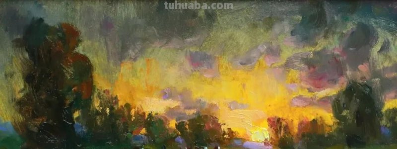 绚丽浪漫风景油画-格雷戈里·帕卡德印象派风景油画作品欣赏
