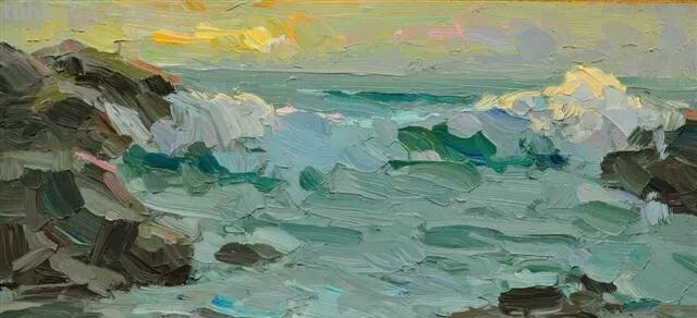 绚丽浪漫风景油画-格雷戈里·帕卡德印象派风景油画作品欣赏