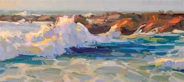 绚丽浪漫风景油画-格雷戈里·帕卡德印象派风景油画作品欣赏